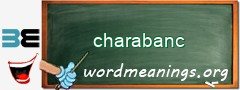 WordMeaning blackboard for charabanc